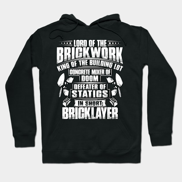 Bricklayer/Brickmason/Mason/Brickwork/Gift/Present Hoodie by Krautshirts